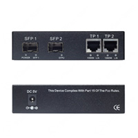 2x 10/100/1000Base-TX To 2x 1000Base-FX Plug-in Module Spec Dual SC Fiber Swtich | FC-GA202